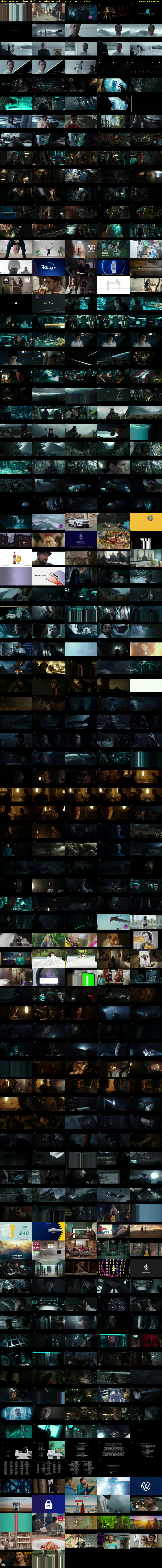 Alien Covenant (Channel 4) Saturday 10 April 2021 21:00 - 23:25