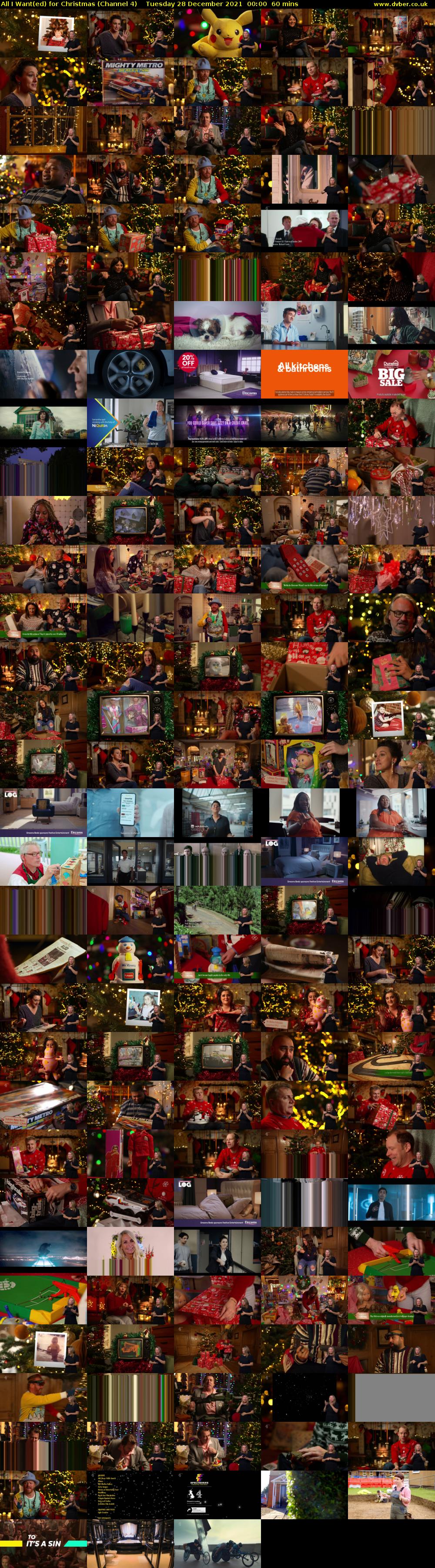 All I Want(ed) for Christmas (Channel 4) Tuesday 28 December 2021 00:00 - 01:00