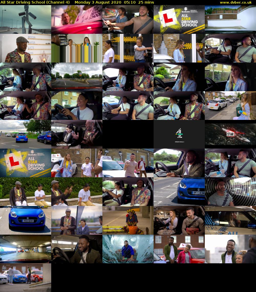 All Star Driving School (Channel 4) Monday 3 August 2020 05:10 - 05:35