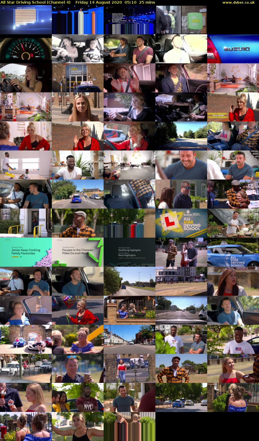 All Star Driving School (Channel 4) Friday 14 August 2020 05:10 - 05:35
