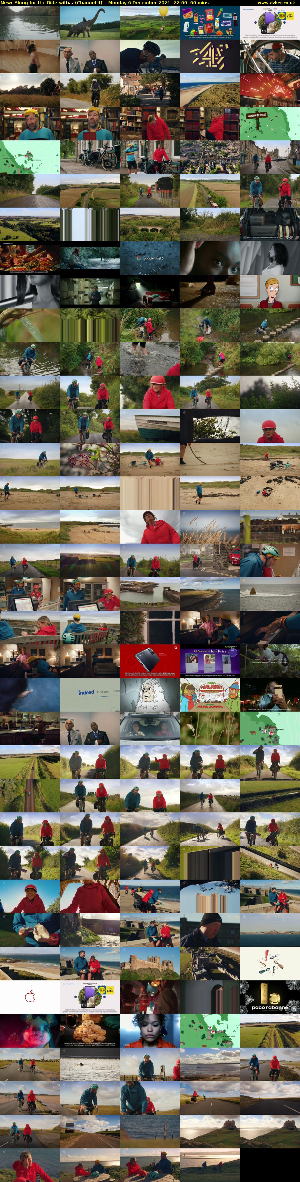 Along for the Ride with... (Channel 4) Monday 6 December 2021 22:00 - 23:00