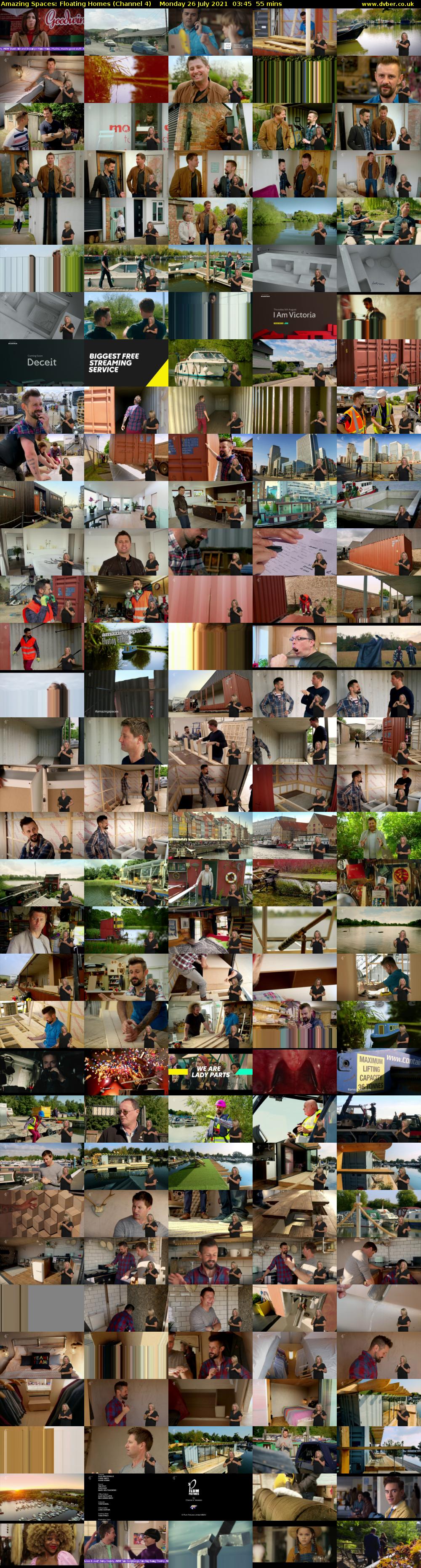 Amazing Spaces: Floating Homes (Channel 4) Monday 26 July 2021 03:45 - 04:40