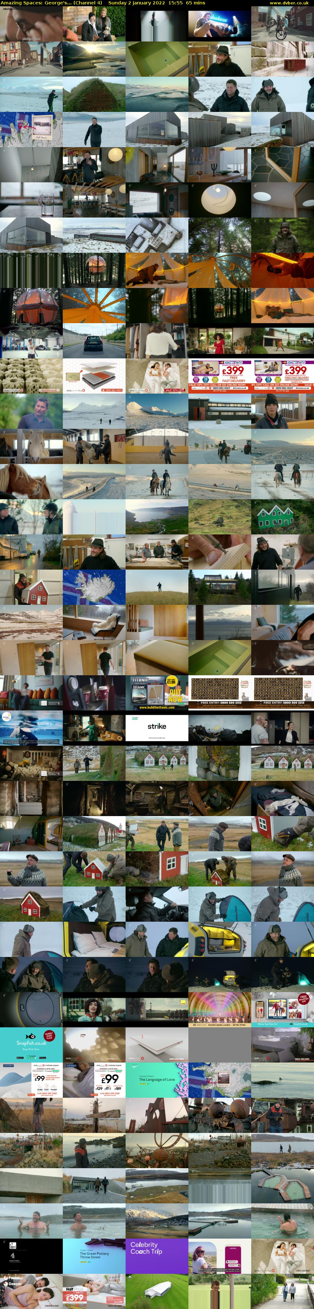 Amazing Spaces: George's... (Channel 4) Sunday 2 January 2022 15:55 - 17:00