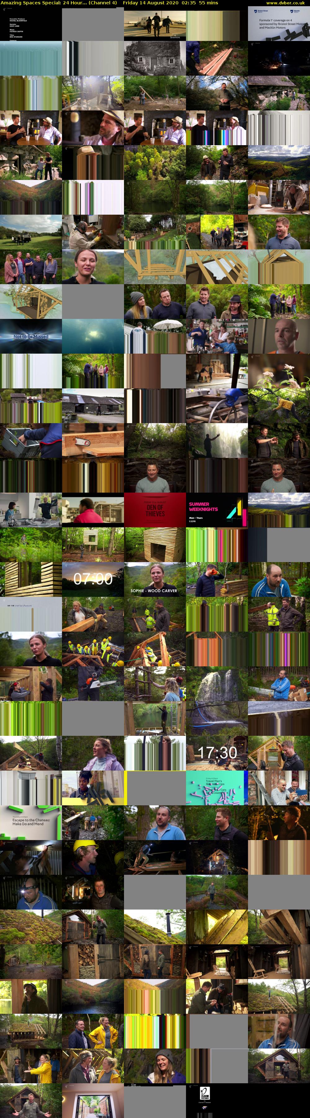 Amazing Spaces Special: 24 Hour... (Channel 4) Friday 14 August 2020 02:35 - 03:30
