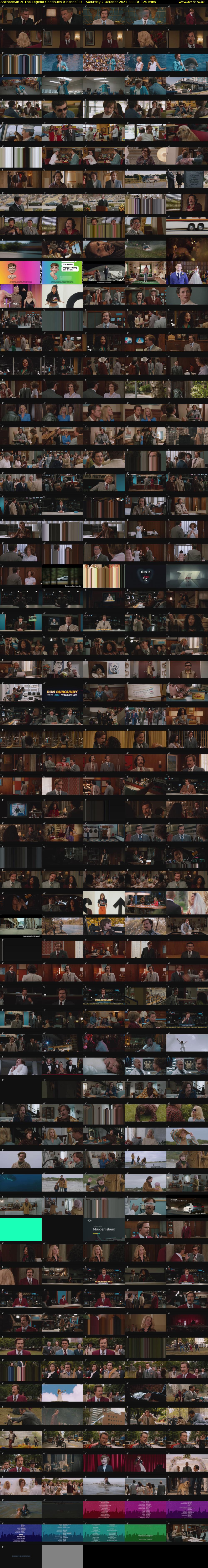 Anchorman 2: The Legend Continues (Channel 4) Saturday 2 October 2021 00:10 - 02:10
