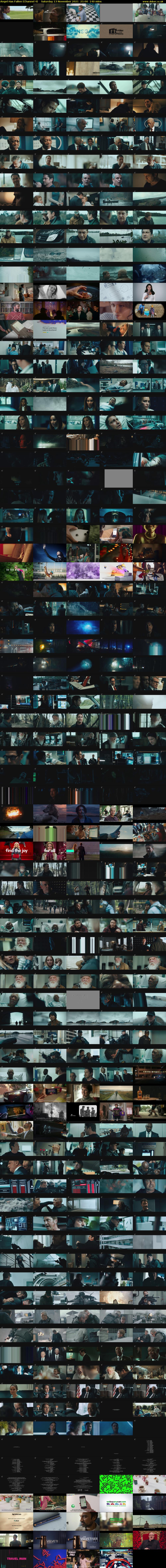 Angel Has Fallen (Channel 4) Saturday 13 November 2021 21:00 - 23:20