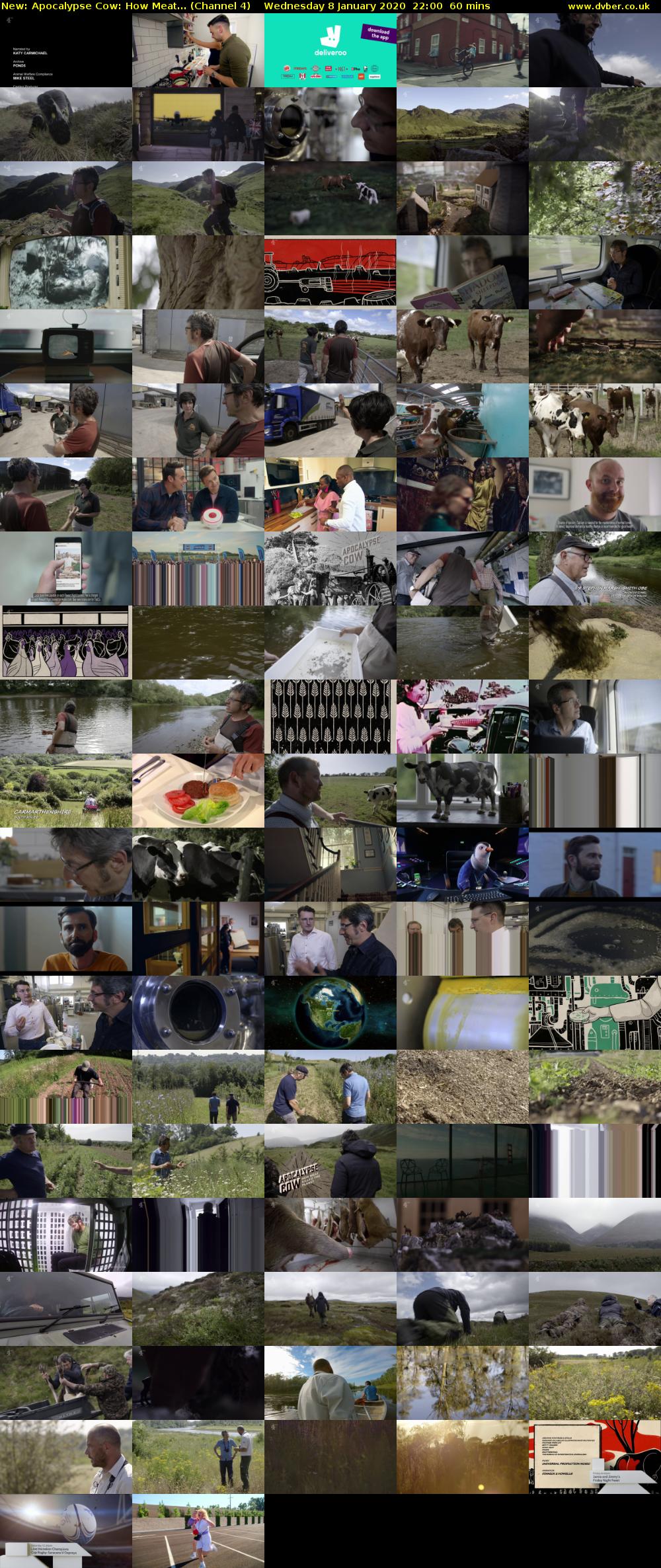 Apocalypse Cow: How Meat... (Channel 4) Wednesday 8 January 2020 22:00 - 23:00