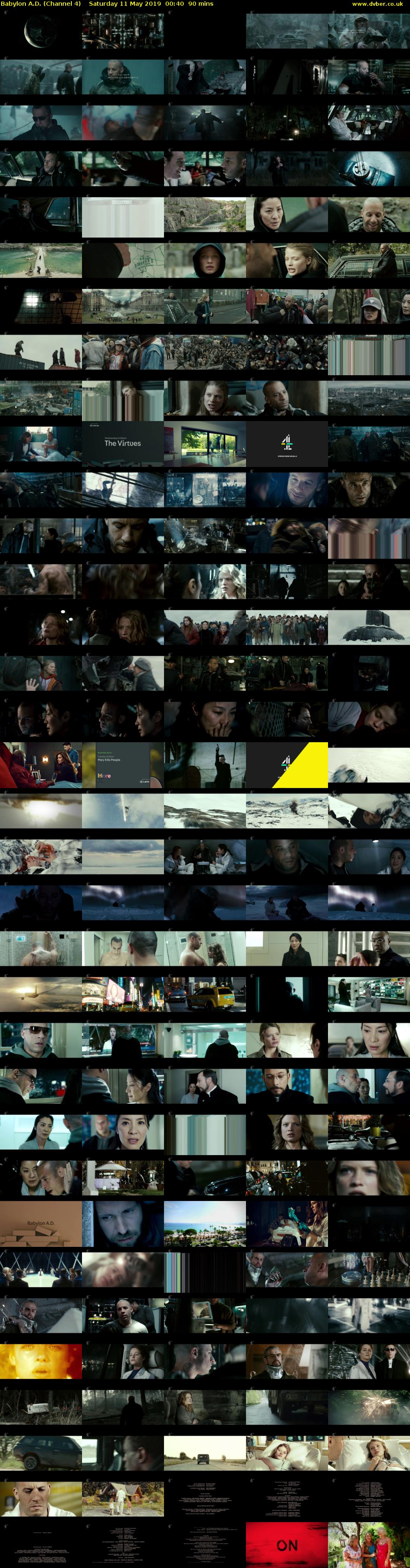 Babylon A.D. (Channel 4) Saturday 11 May 2019 00:40 - 02:10