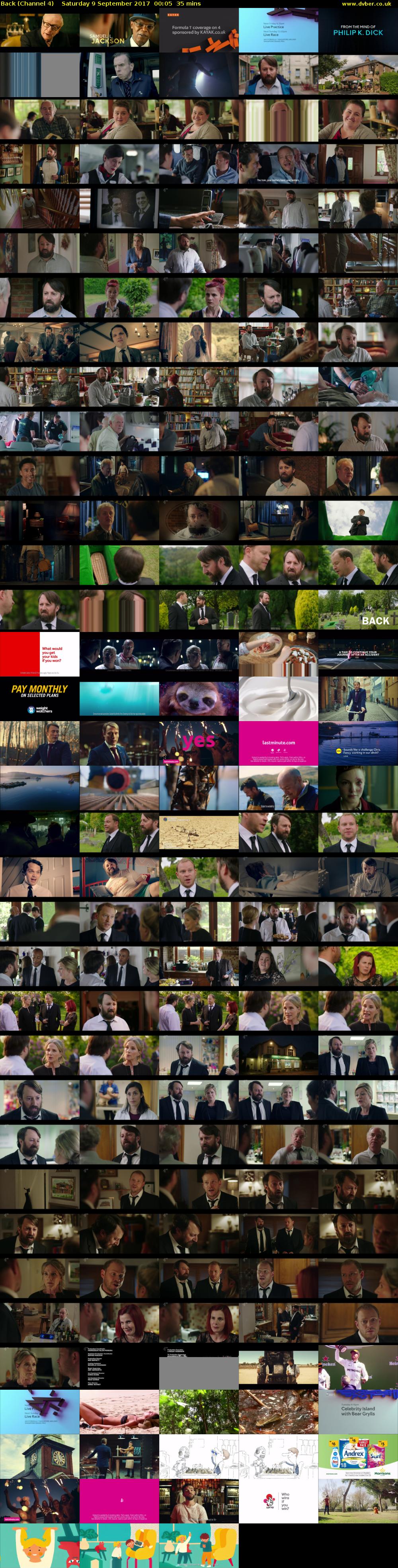Back (Channel 4) Saturday 9 September 2017 00:05 - 00:40