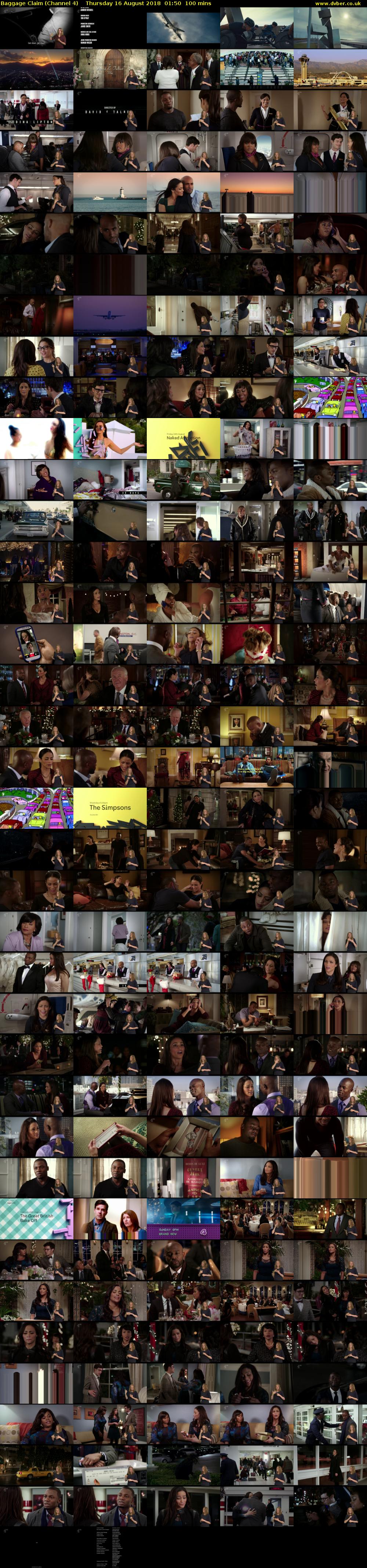 Baggage Claim (Channel 4) Thursday 16 August 2018 01:50 - 03:30