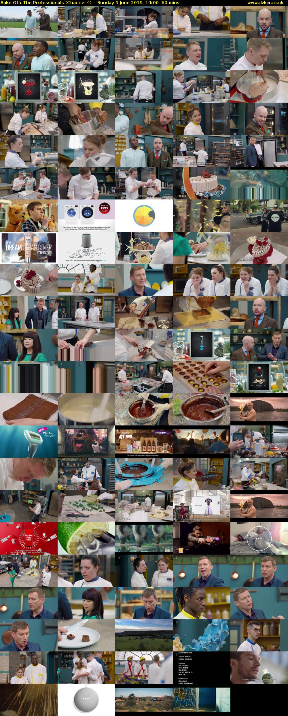 Bake Off: The Professionals (Channel 4) Sunday 9 June 2019 14:00 - 15:00