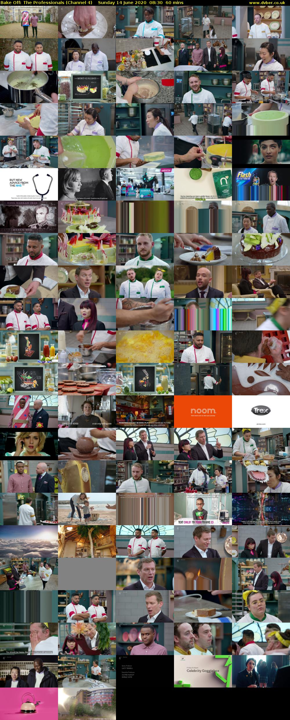 Bake Off: The Professionals (Channel 4) Sunday 14 June 2020 08:30 - 09:30