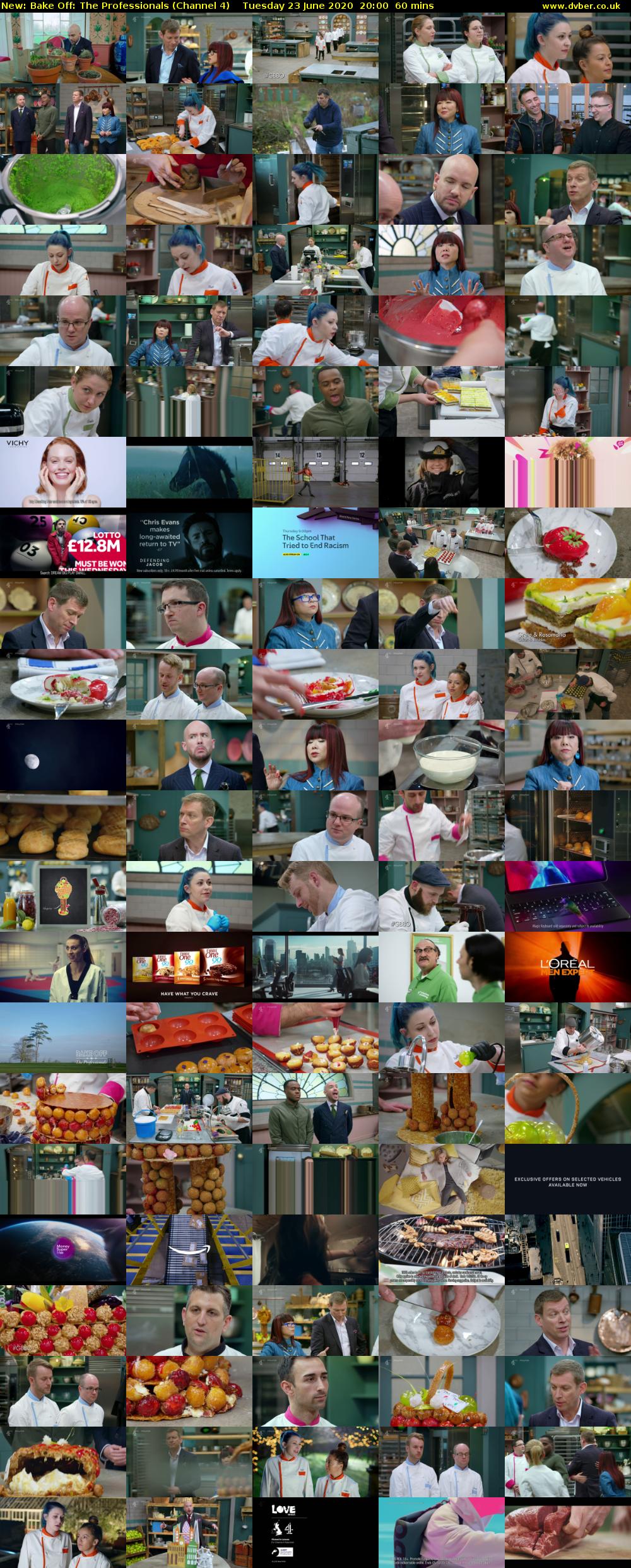 Bake Off: The Professionals (Channel 4) Tuesday 23 June 2020 20:00 - 21:00