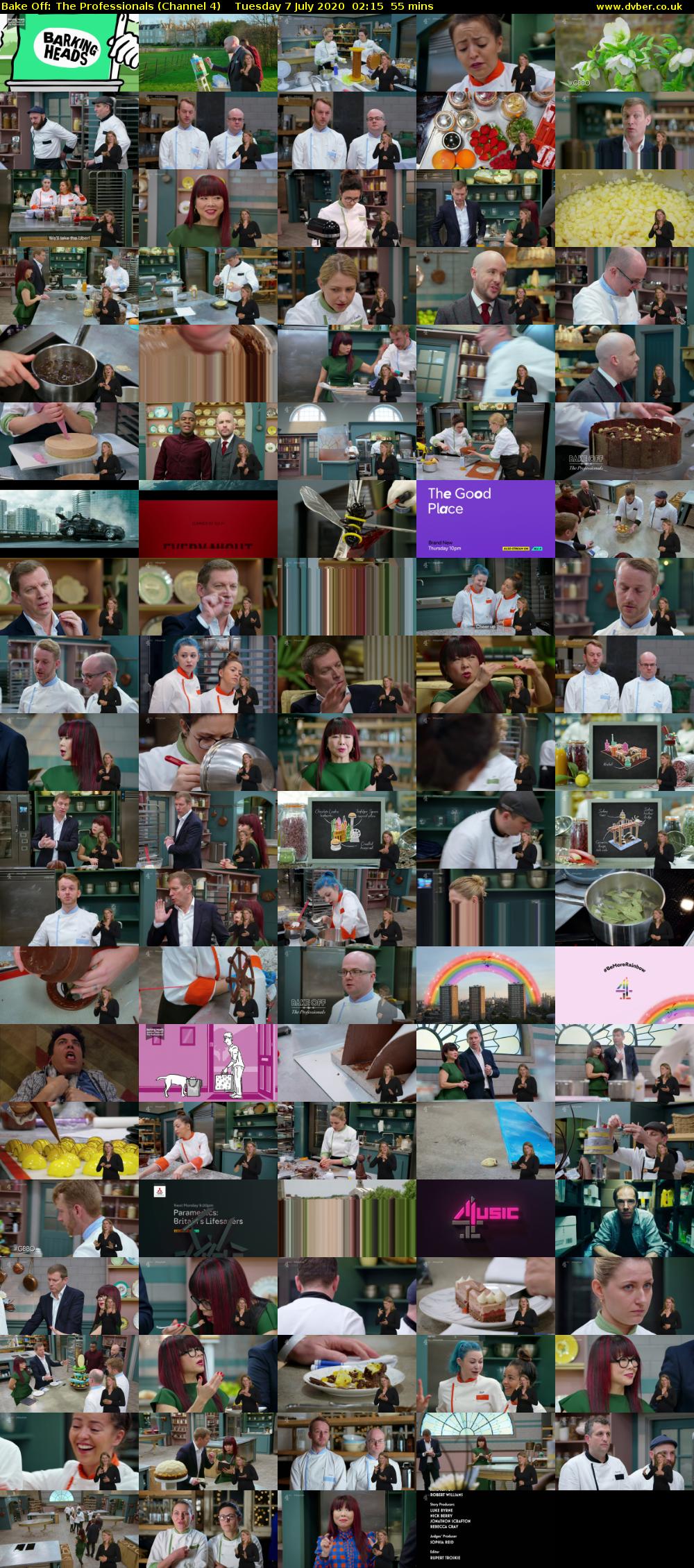 Bake Off: The Professionals (Channel 4) Tuesday 7 July 2020 02:15 - 03:10