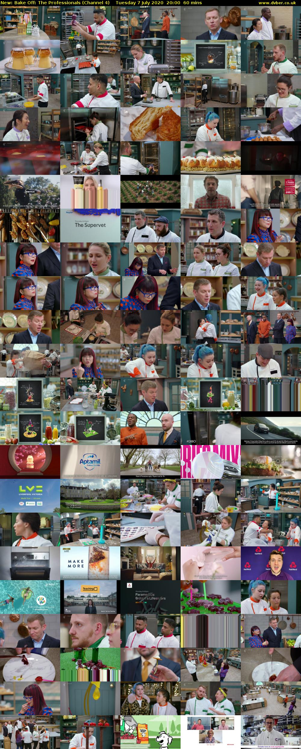 Bake Off: The Professionals (Channel 4) Tuesday 7 July 2020 20:00 - 21:00