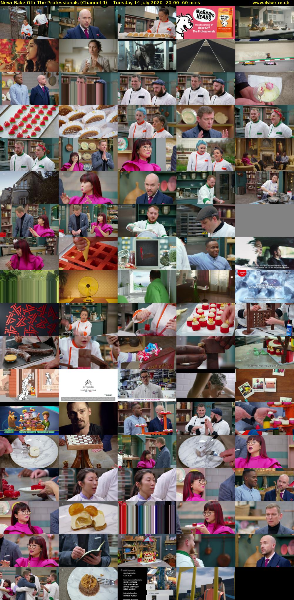 Bake Off: The Professionals (Channel 4) Tuesday 14 July 2020 20:00 - 21:00