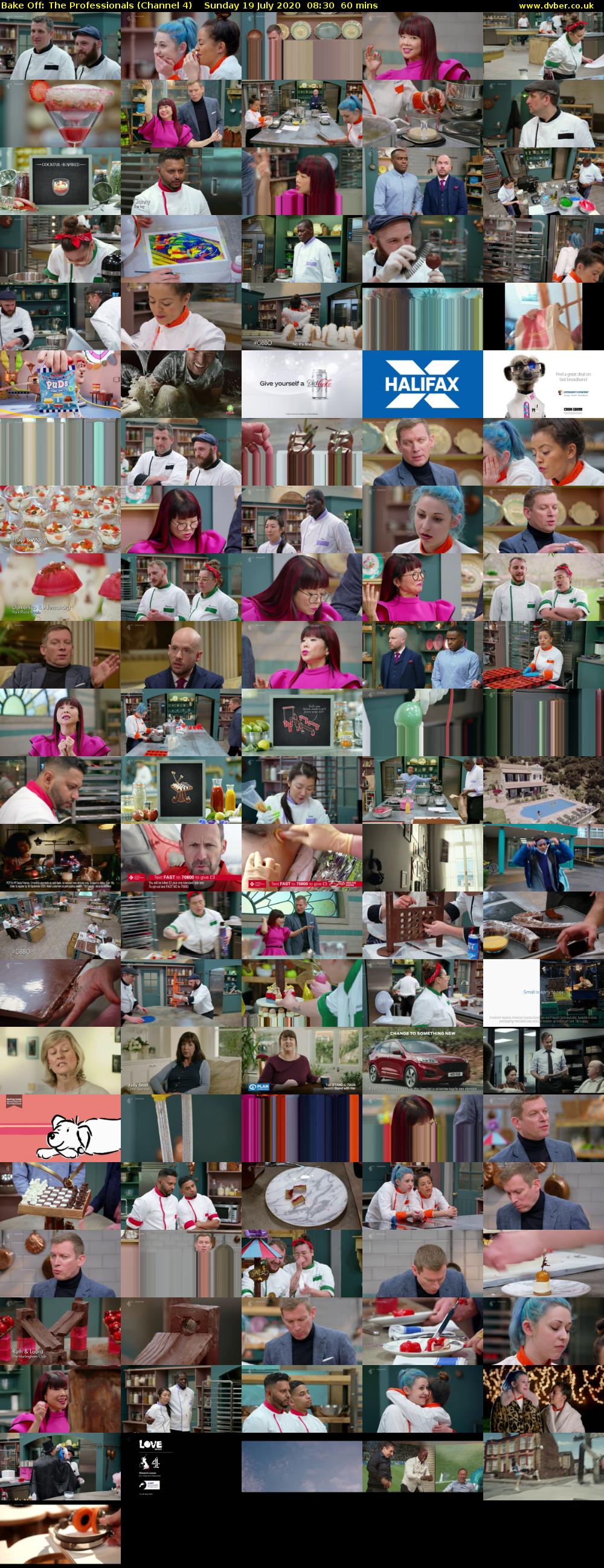 Bake Off: The Professionals (Channel 4) Sunday 19 July 2020 08:30 - 09:30