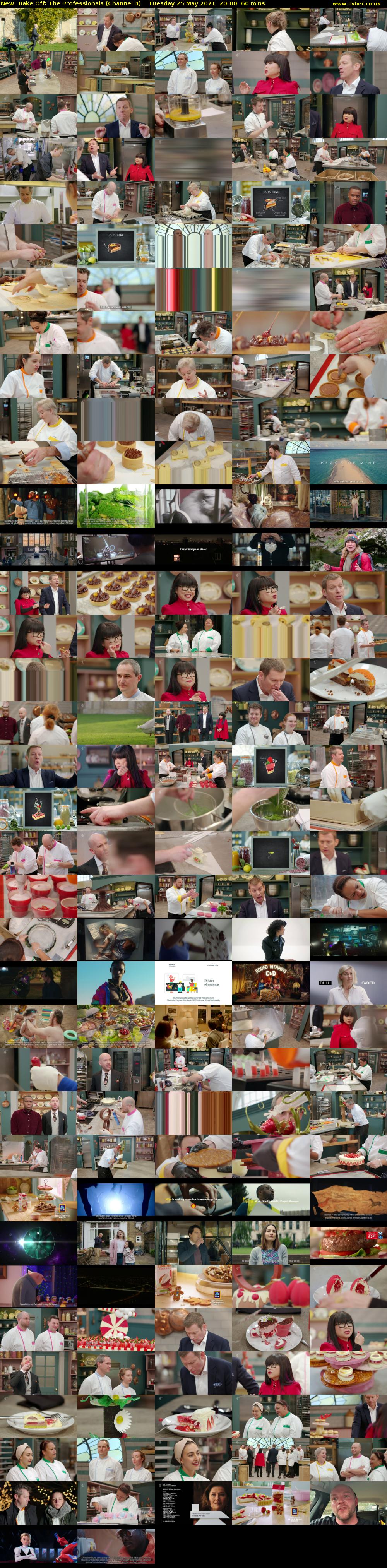 Bake Off: The Professionals (Channel 4) Tuesday 25 May 2021 20:00 - 21:00
