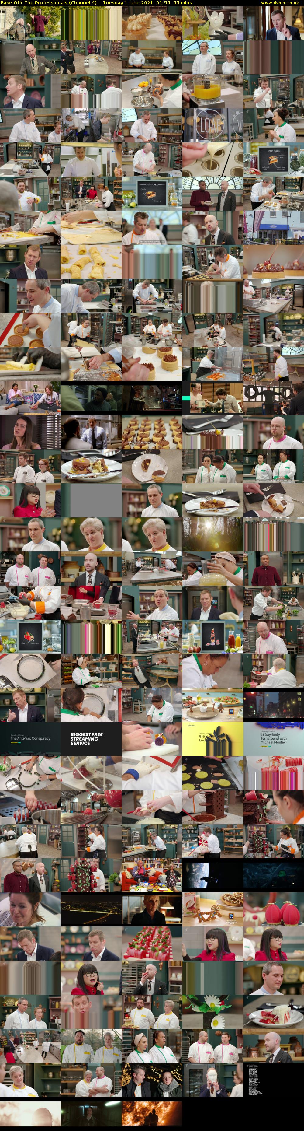 Bake Off: The Professionals (Channel 4) Tuesday 1 June 2021 01:55 - 02:50