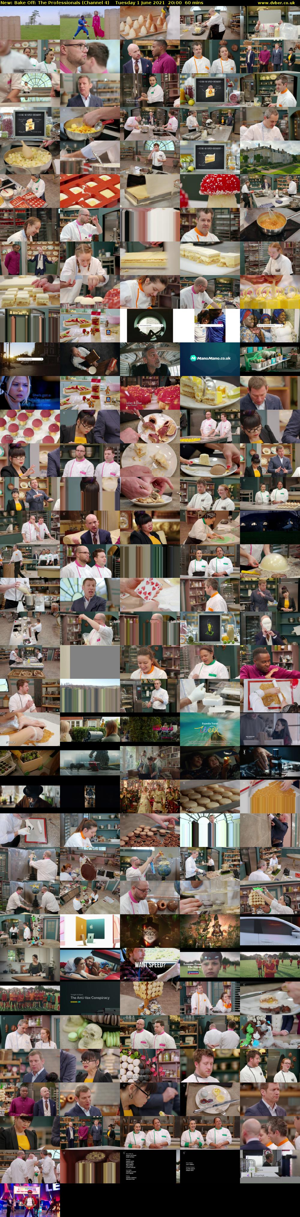 Bake Off: The Professionals (Channel 4) Tuesday 1 June 2021 20:00 - 21:00