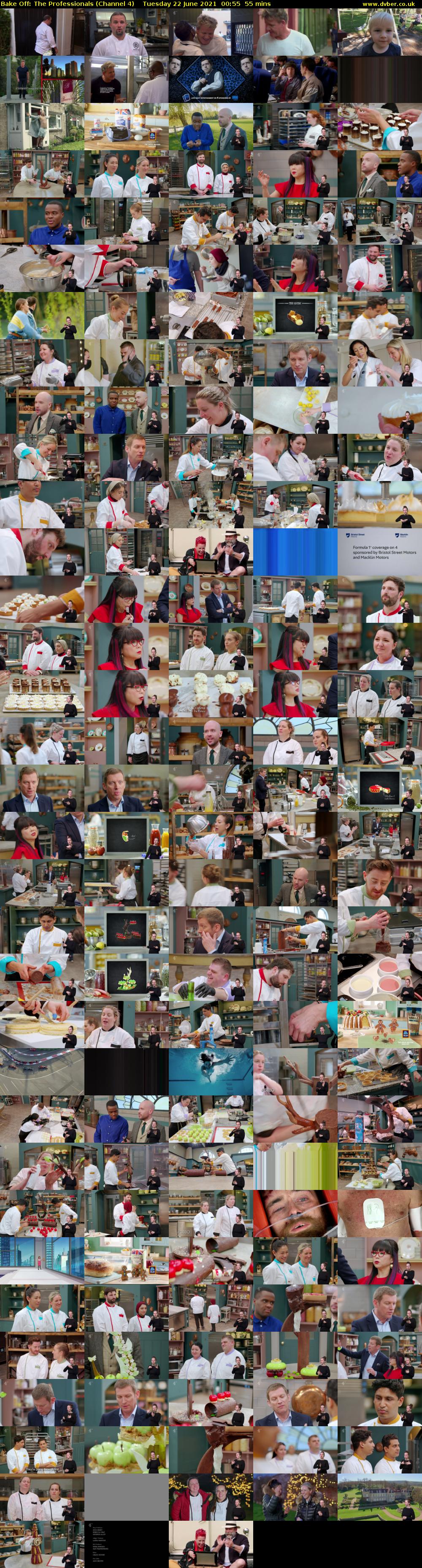 Bake Off: The Professionals (Channel 4) Tuesday 22 June 2021 00:55 - 01:50