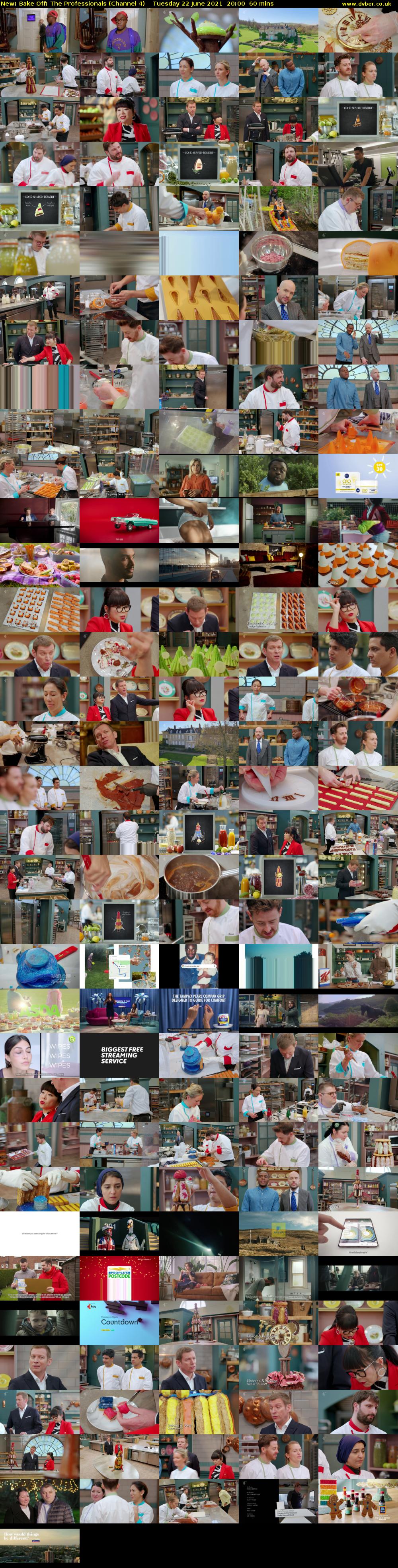Bake Off: The Professionals (Channel 4) Tuesday 22 June 2021 20:00 - 21:00