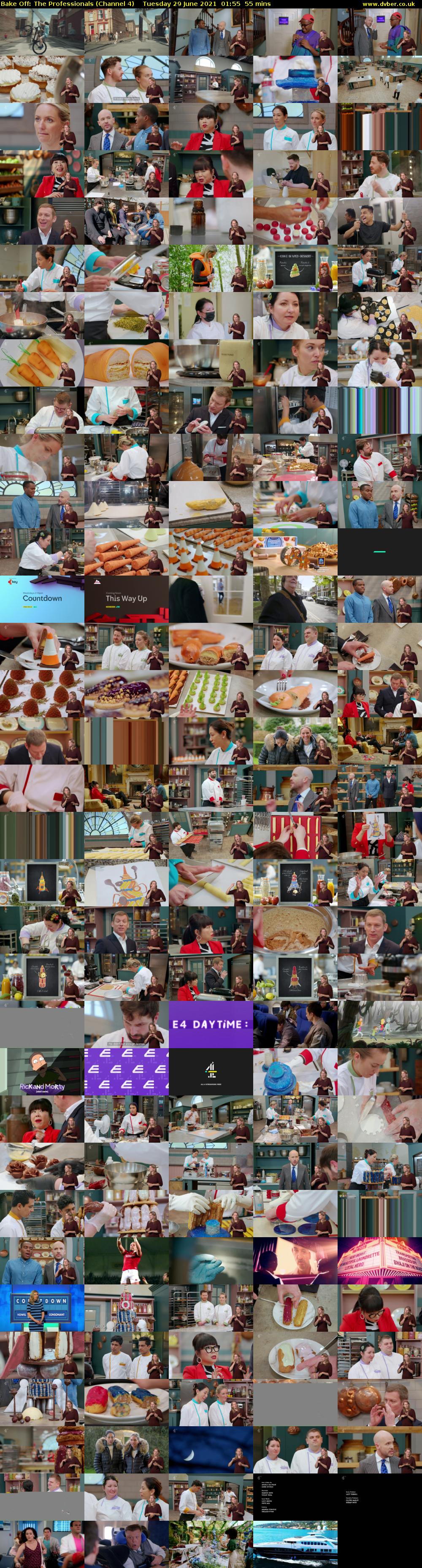 Bake Off: The Professionals (Channel 4) Tuesday 29 June 2021 01:55 - 02:50