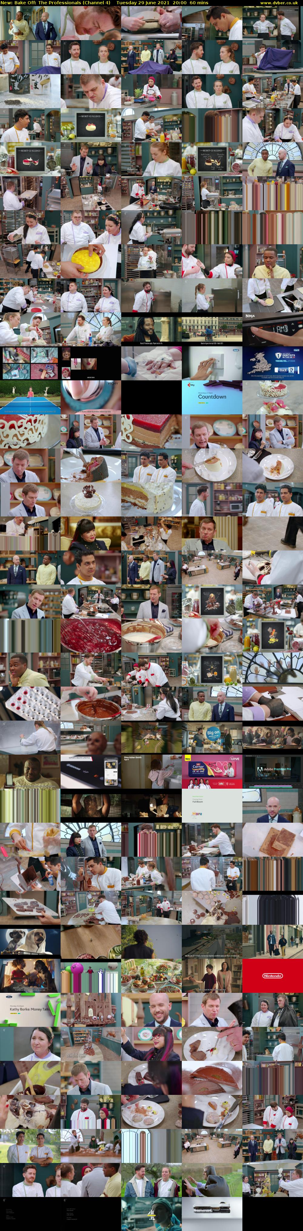 Bake Off: The Professionals (Channel 4) Tuesday 29 June 2021 20:00 - 21:00