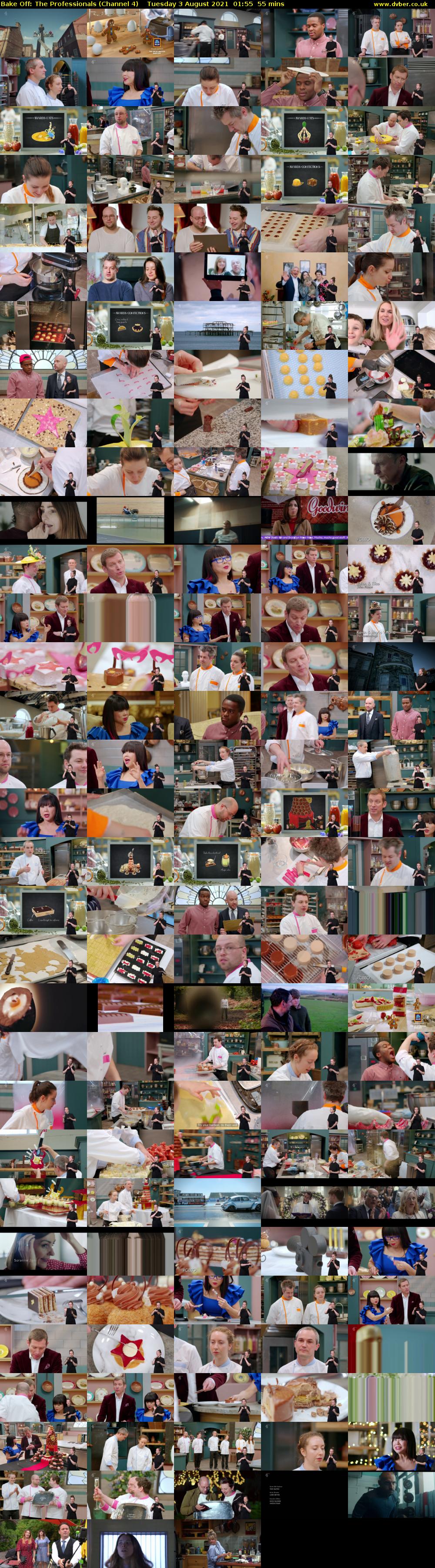 Bake Off: The Professionals (Channel 4) Tuesday 3 August 2021 01:55 - 02:50