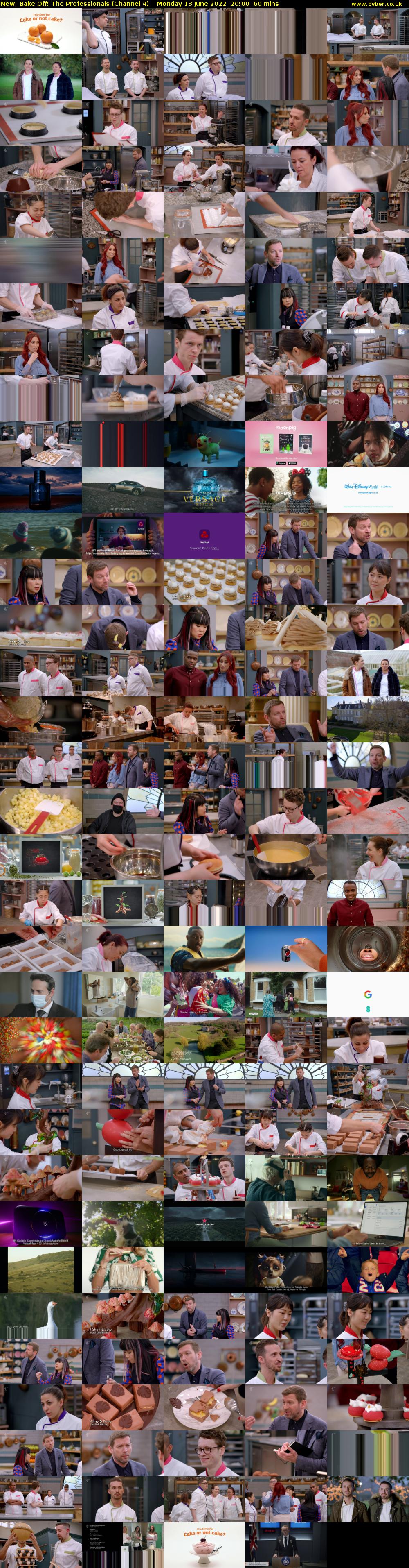Bake Off: The Professionals (Channel 4) Monday 13 June 2022 20:00 - 21:00