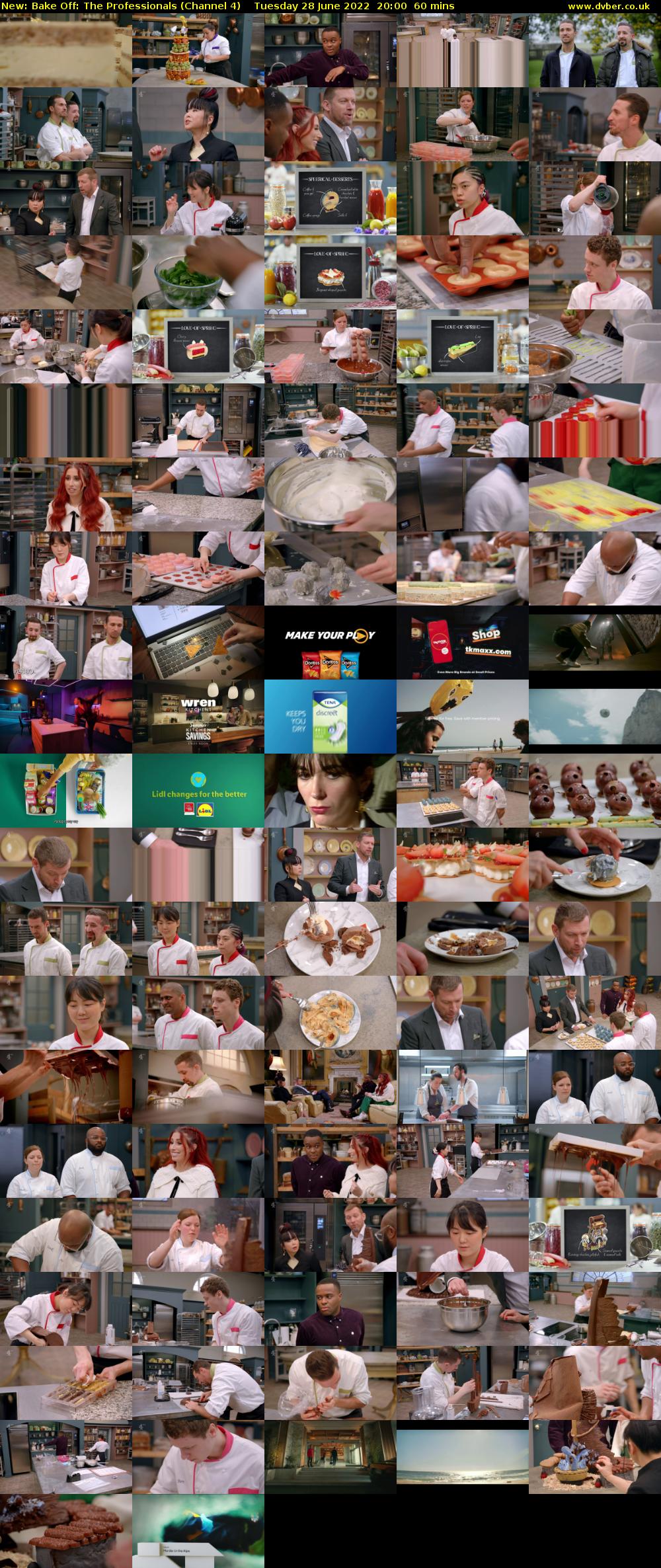Bake Off: The Professionals (Channel 4) Tuesday 28 June 2022 20:00 - 21:00