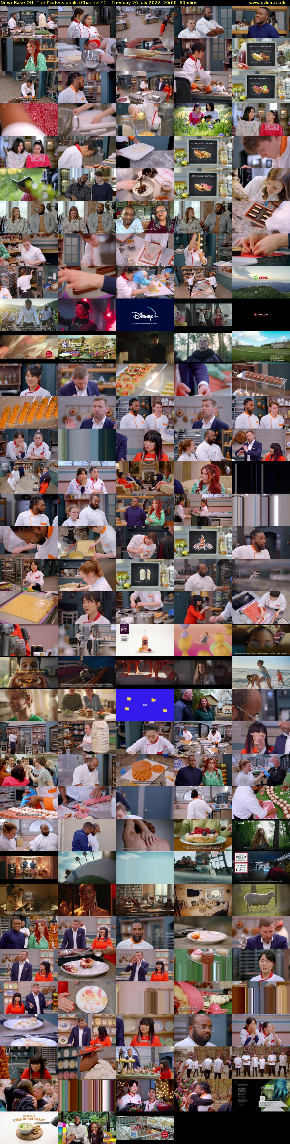 Bake Off: The Professionals (Channel 4) Tuesday 26 July 2022 20:00 - 21:00
