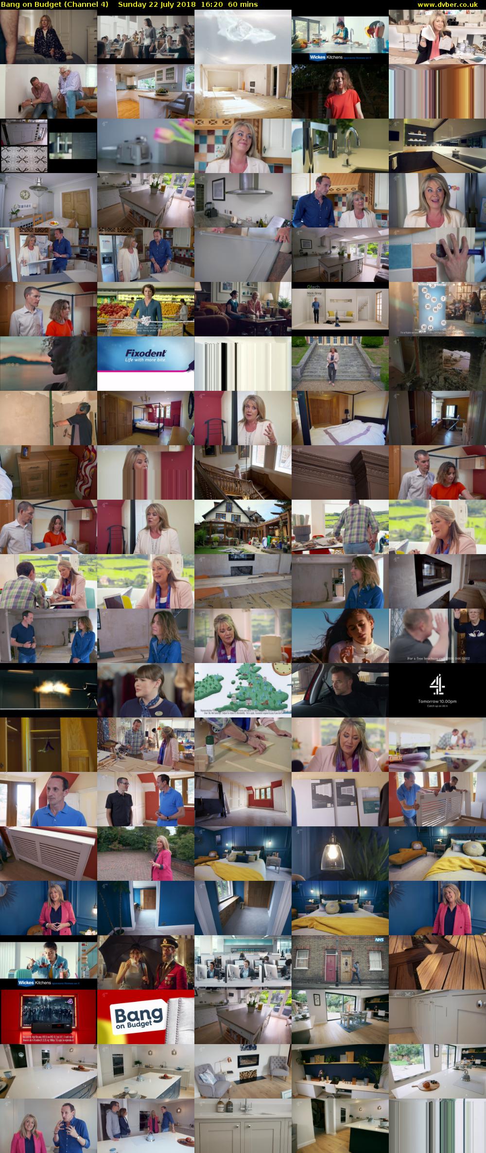 Bang on Budget (Channel 4) Sunday 22 July 2018 16:20 - 17:20