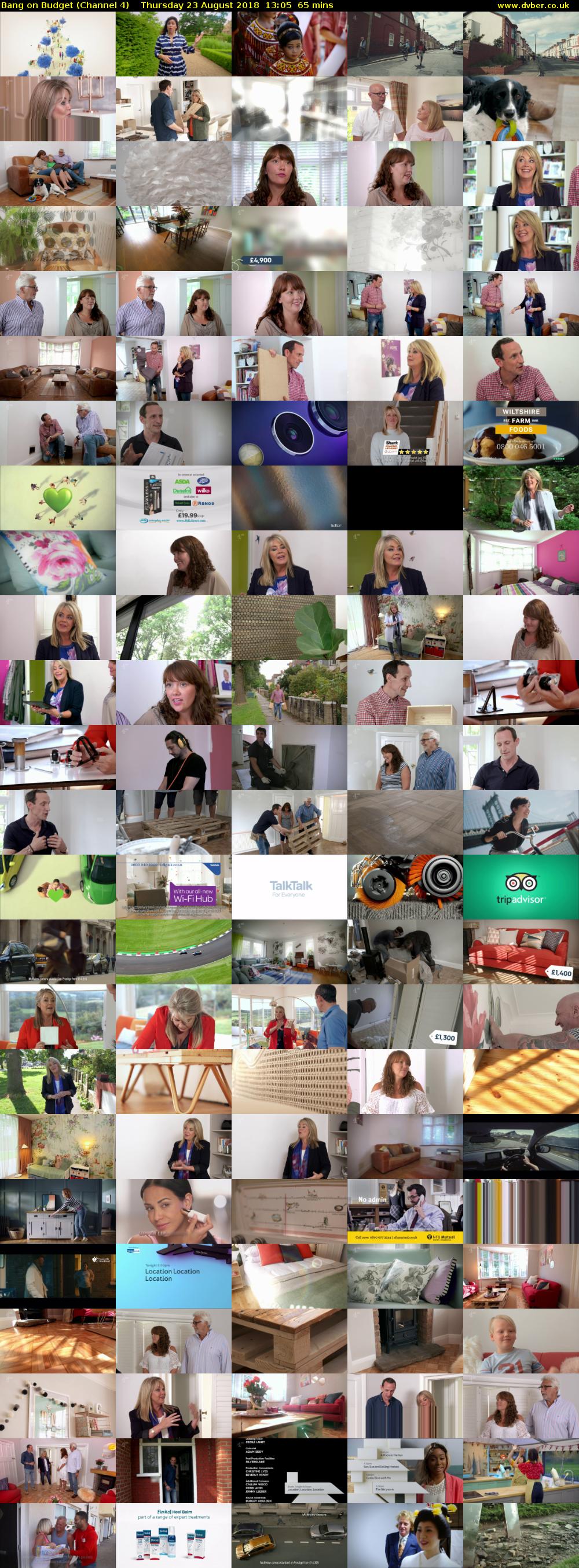 Bang on Budget (Channel 4) Thursday 23 August 2018 13:05 - 14:10