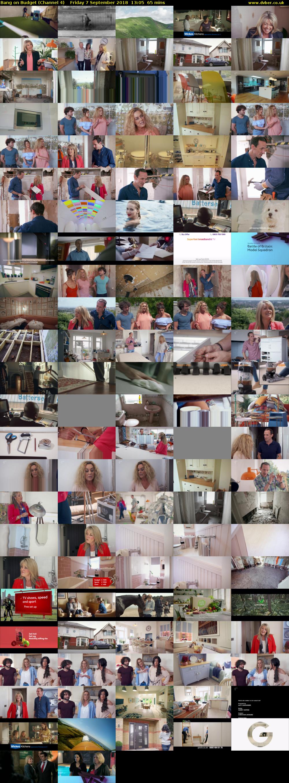 Bang on Budget (Channel 4) Friday 7 September 2018 13:05 - 14:10