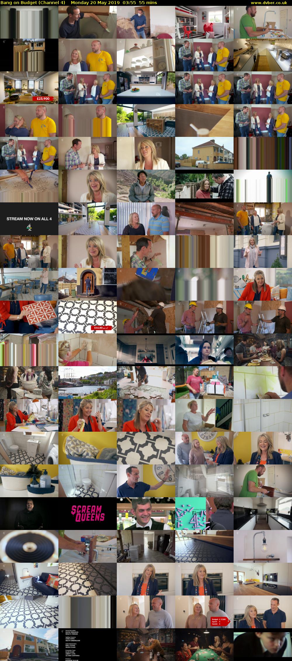 Bang on Budget (Channel 4) Monday 20 May 2019 03:55 - 04:50