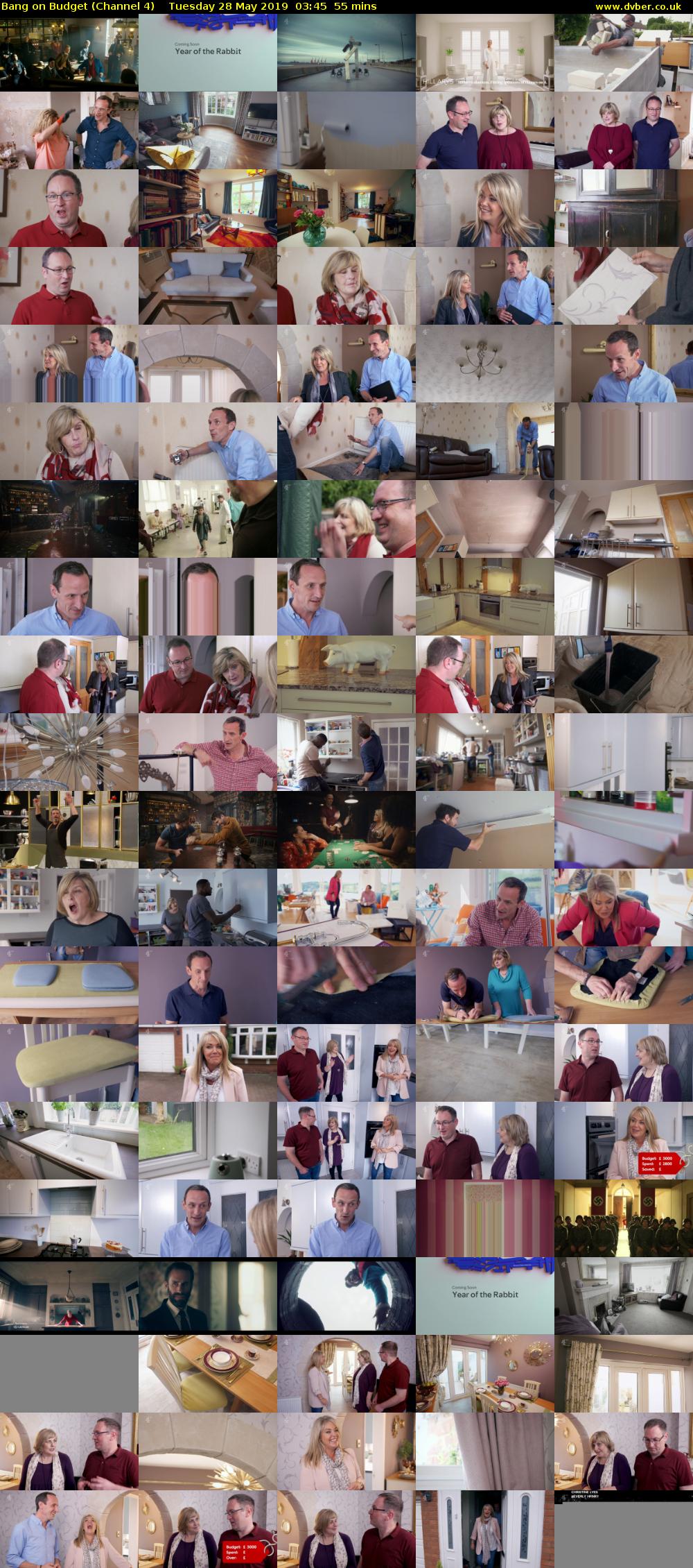 Bang on Budget (Channel 4) Tuesday 28 May 2019 03:45 - 04:40