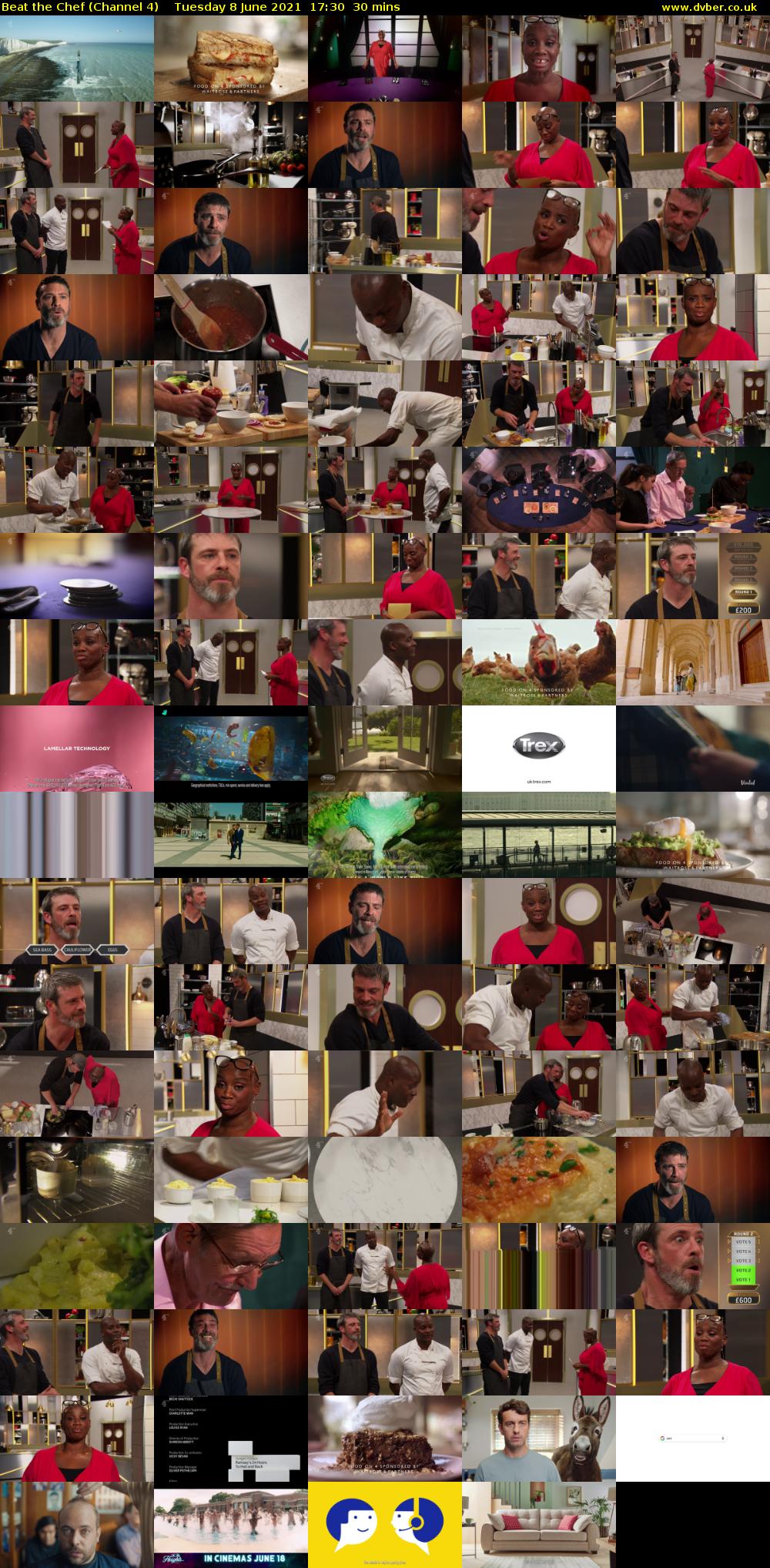 Beat the Chef (Channel 4) Tuesday 8 June 2021 17:30 - 18:00