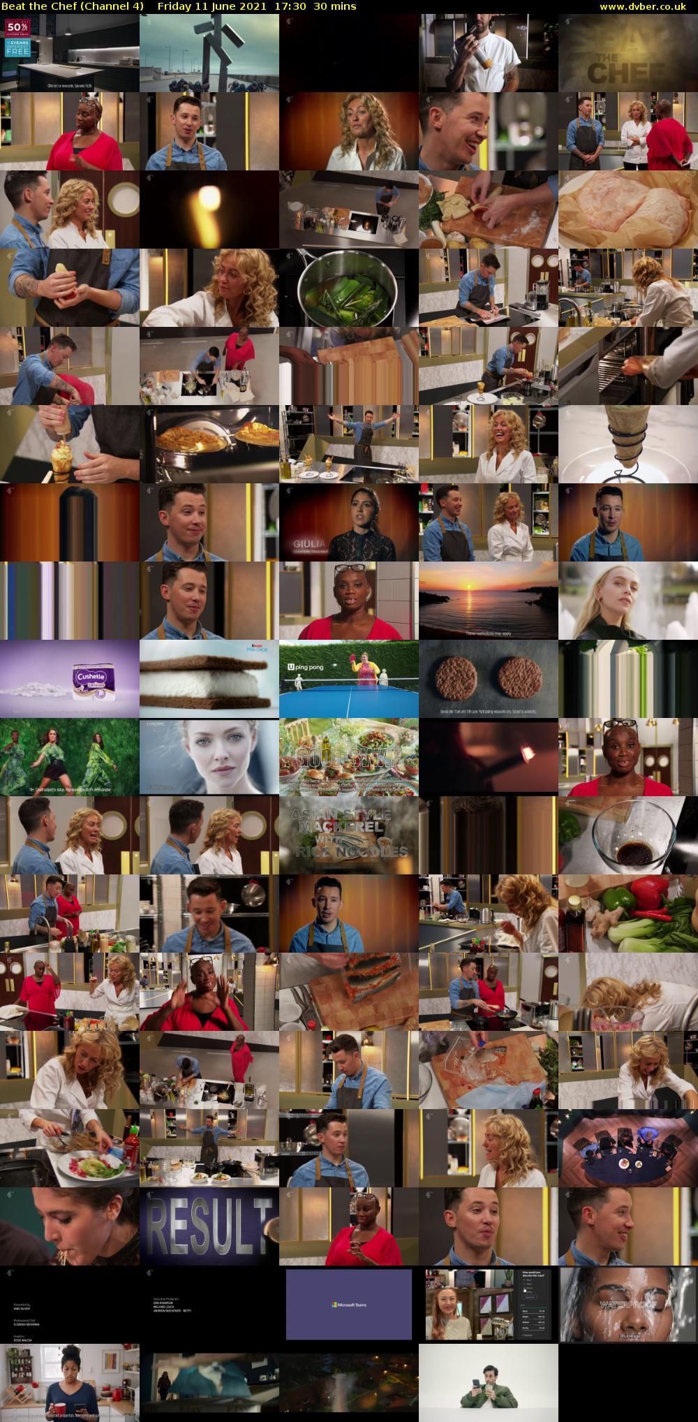 Beat the Chef (Channel 4) Friday 11 June 2021 17:30 - 18:00