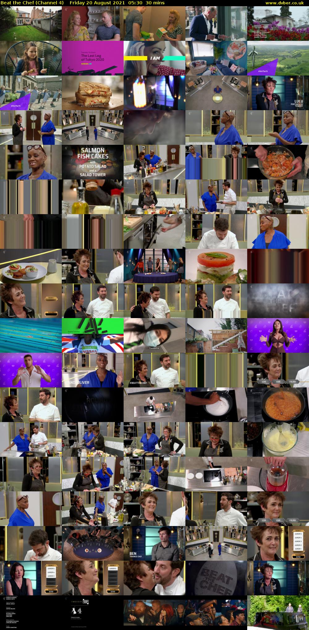 Beat the Chef (Channel 4) Friday 20 August 2021 05:30 - 06:00