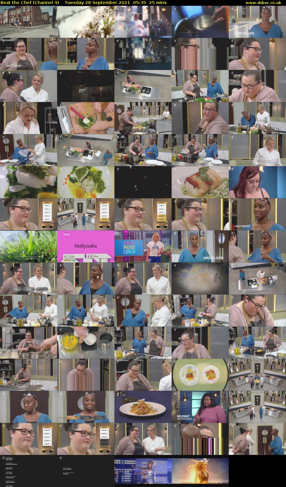 Beat the Chef (Channel 4) Tuesday 28 September 2021 05:35 - 06:00