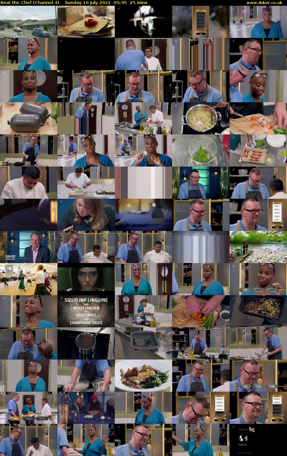 Beat the Chef (Channel 4) Sunday 10 July 2022 05:45 - 06:10