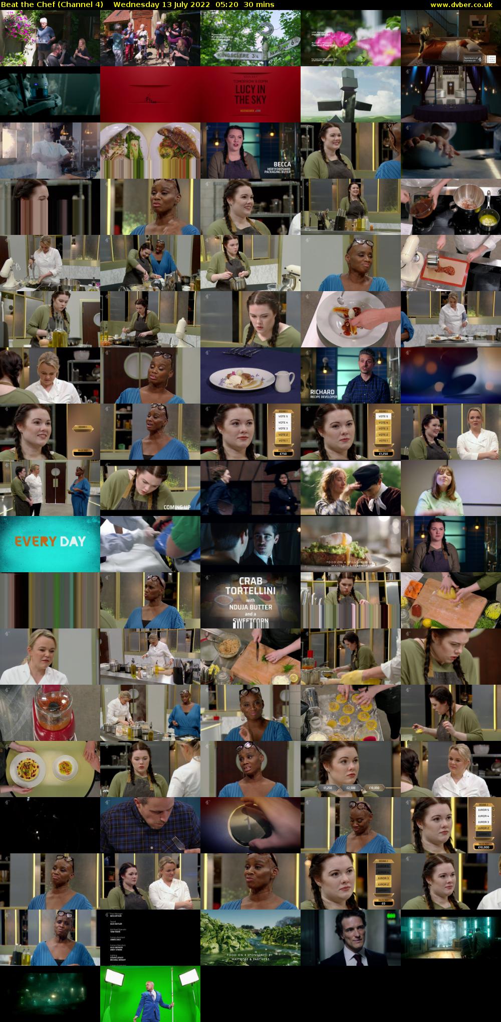 Beat the Chef (Channel 4) Wednesday 13 July 2022 05:20 - 05:50