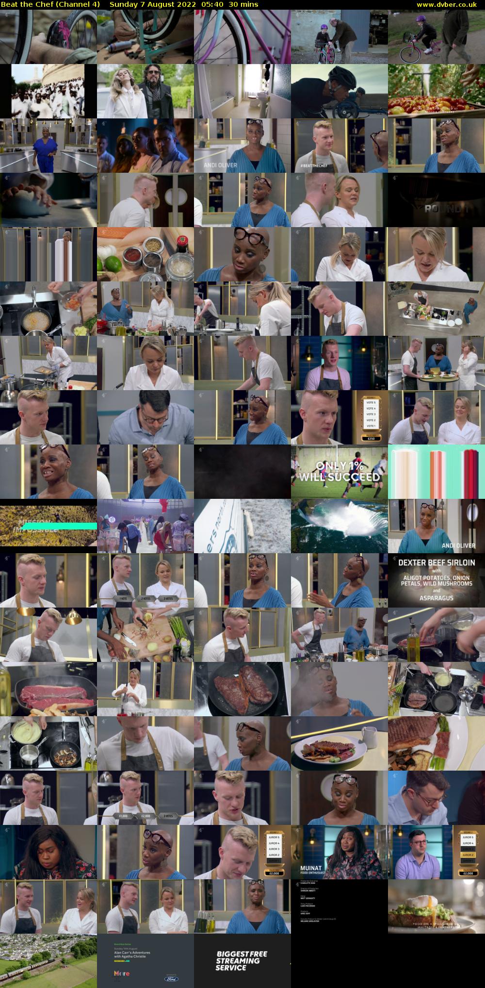 Beat the Chef (Channel 4) Sunday 7 August 2022 05:40 - 06:10