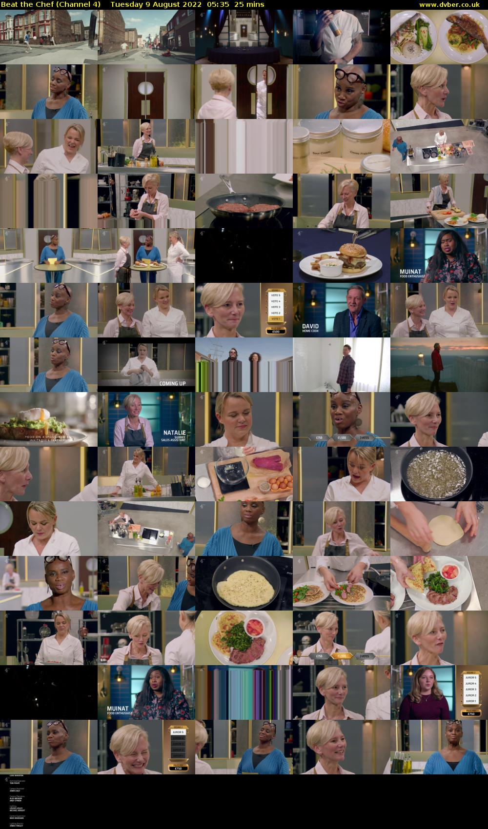 Beat the Chef (Channel 4) Tuesday 9 August 2022 05:35 - 06:00