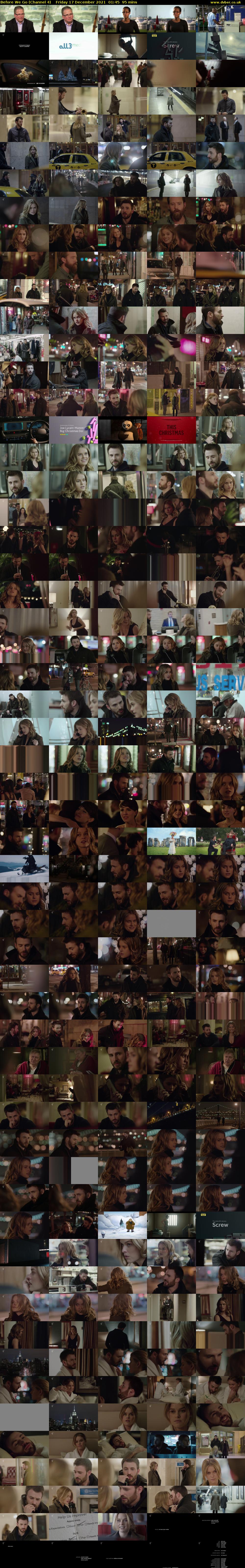 Before We Go (Channel 4) Friday 17 December 2021 01:45 - 03:20