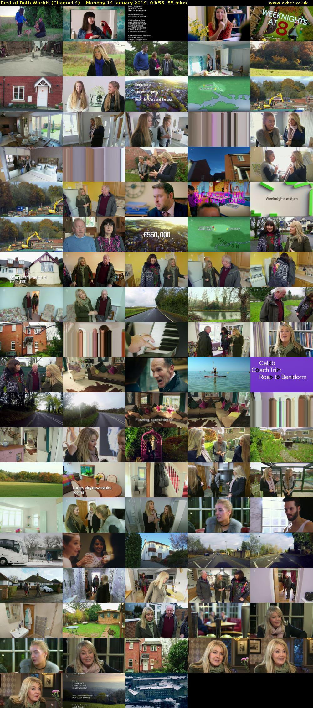 Best of Both Worlds (Channel 4) Monday 14 January 2019 04:55 - 05:50