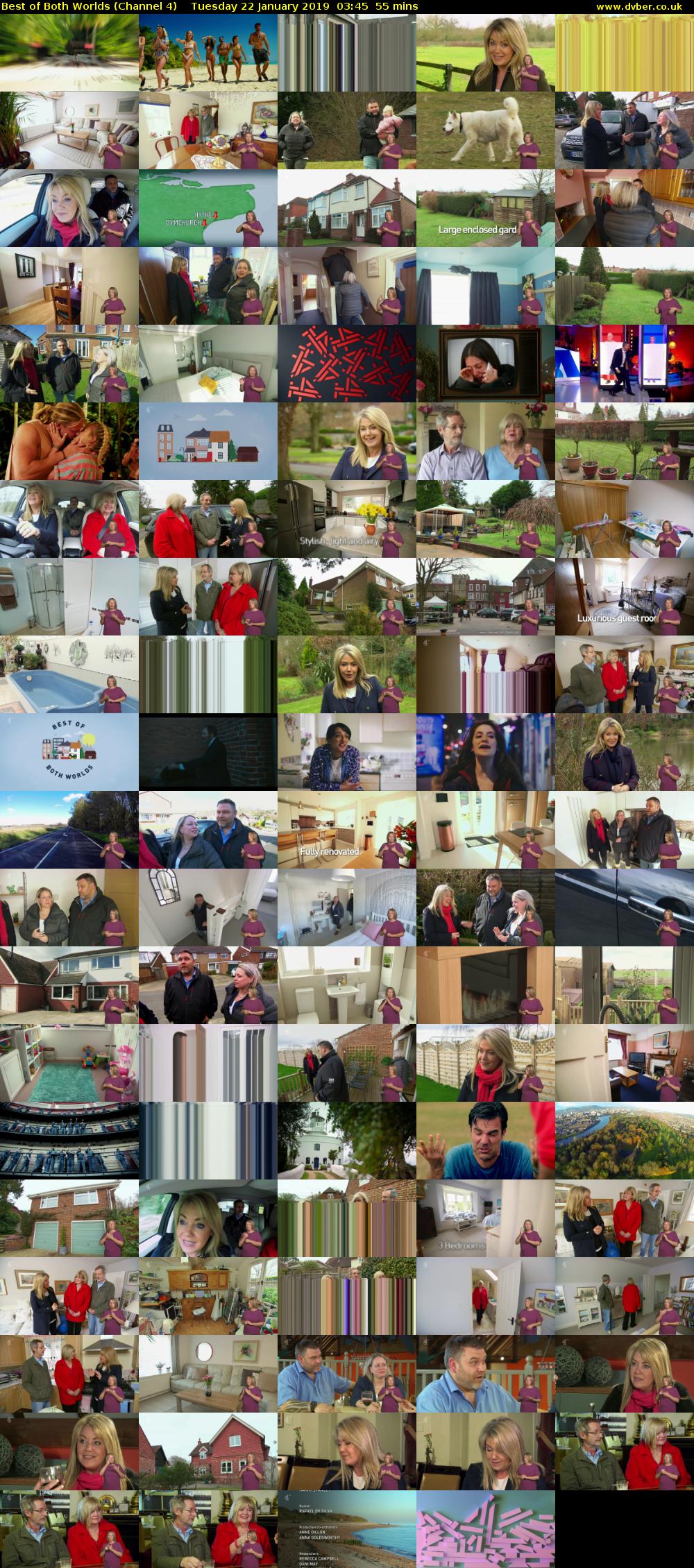 Best of Both Worlds (Channel 4) Tuesday 22 January 2019 03:45 - 04:40