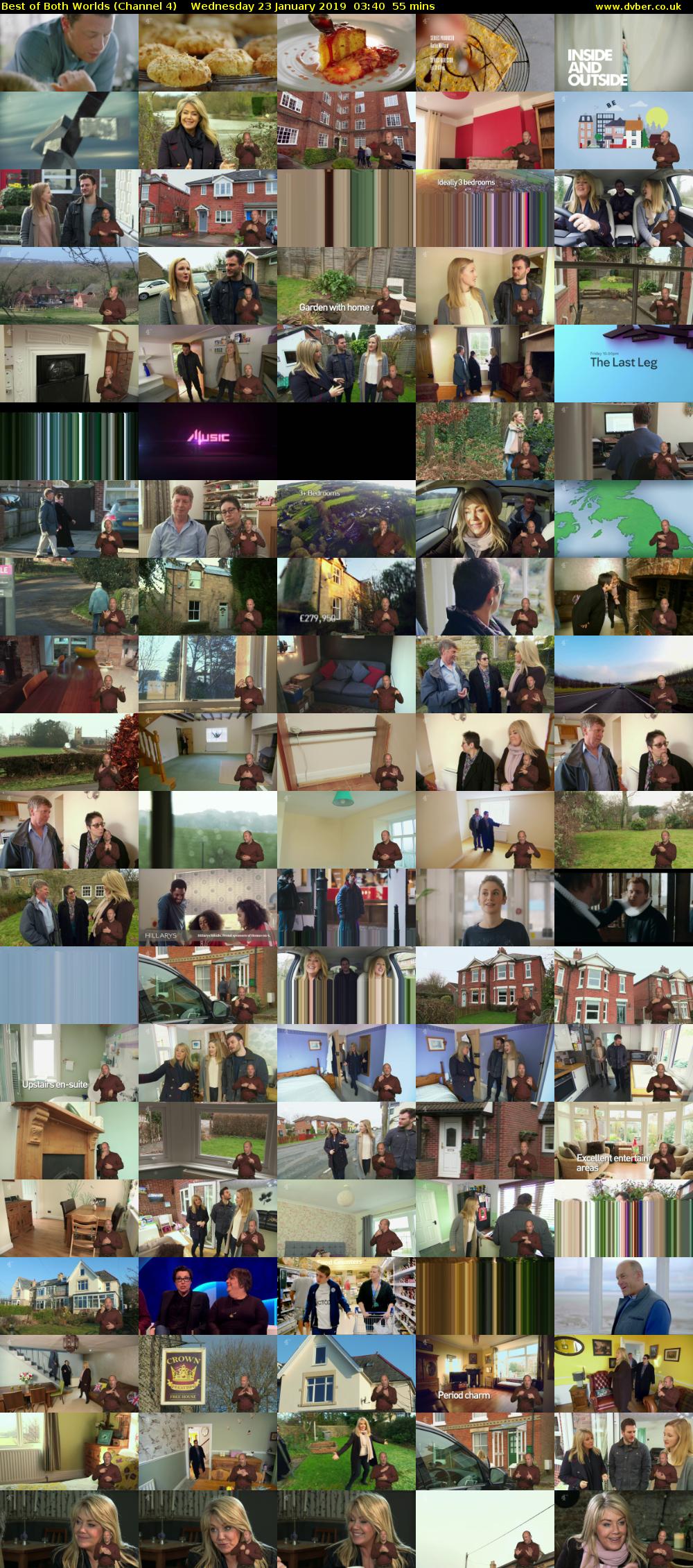 Best of Both Worlds (Channel 4) Wednesday 23 January 2019 03:40 - 04:35