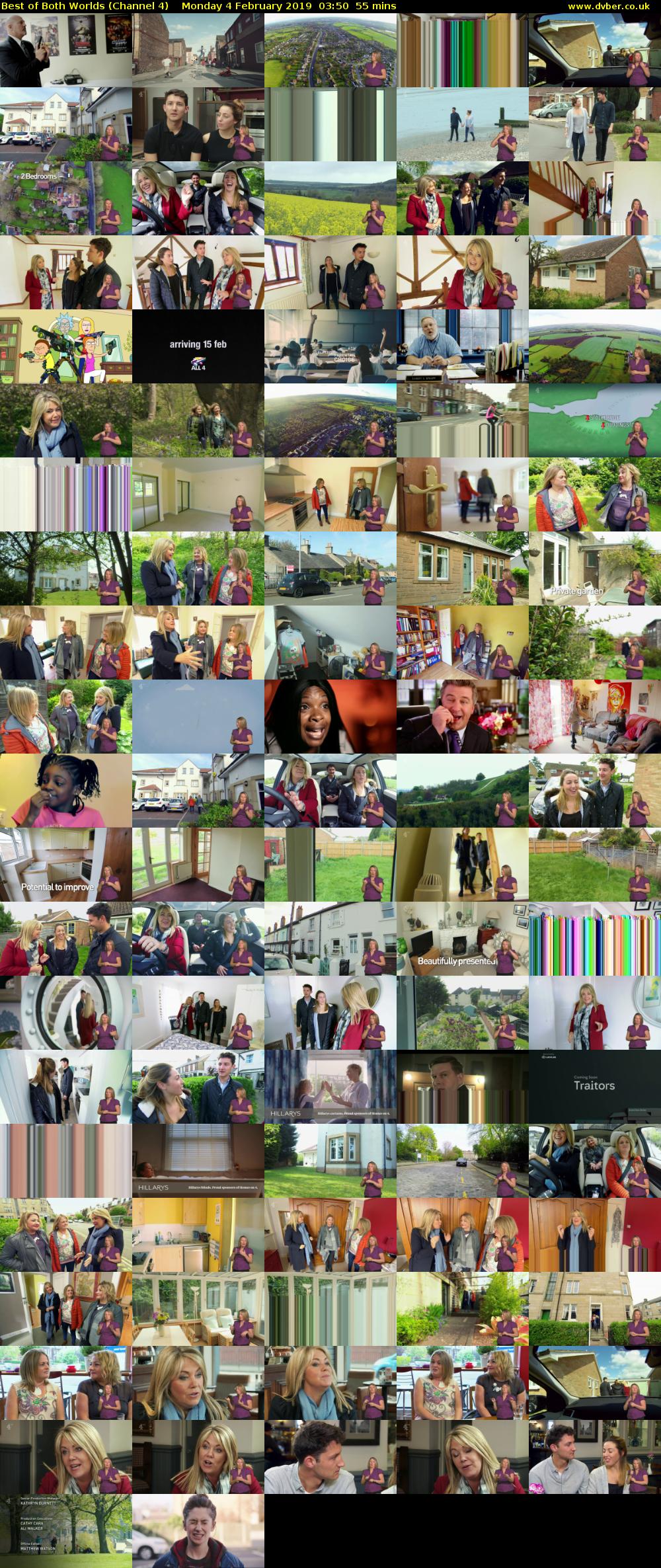 Best of Both Worlds (Channel 4) Monday 4 February 2019 03:50 - 04:45